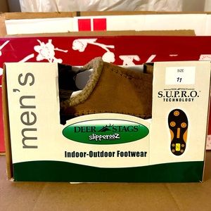 New Deer Stags Indoor-Outdoor Slipperooz Size 11